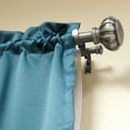 thumbnail image 4 of Lumino 1" and 5/8" Pewter Botero Knob Adjustable Double Curtain Rod Set, 42"-120", 4 of 5