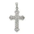 thumbnail image 4 of FJC Finejewelers Sterling Silver Antiqued Fleur De Lis Cross Pendant Necklace - Chain Included, 4 of 4