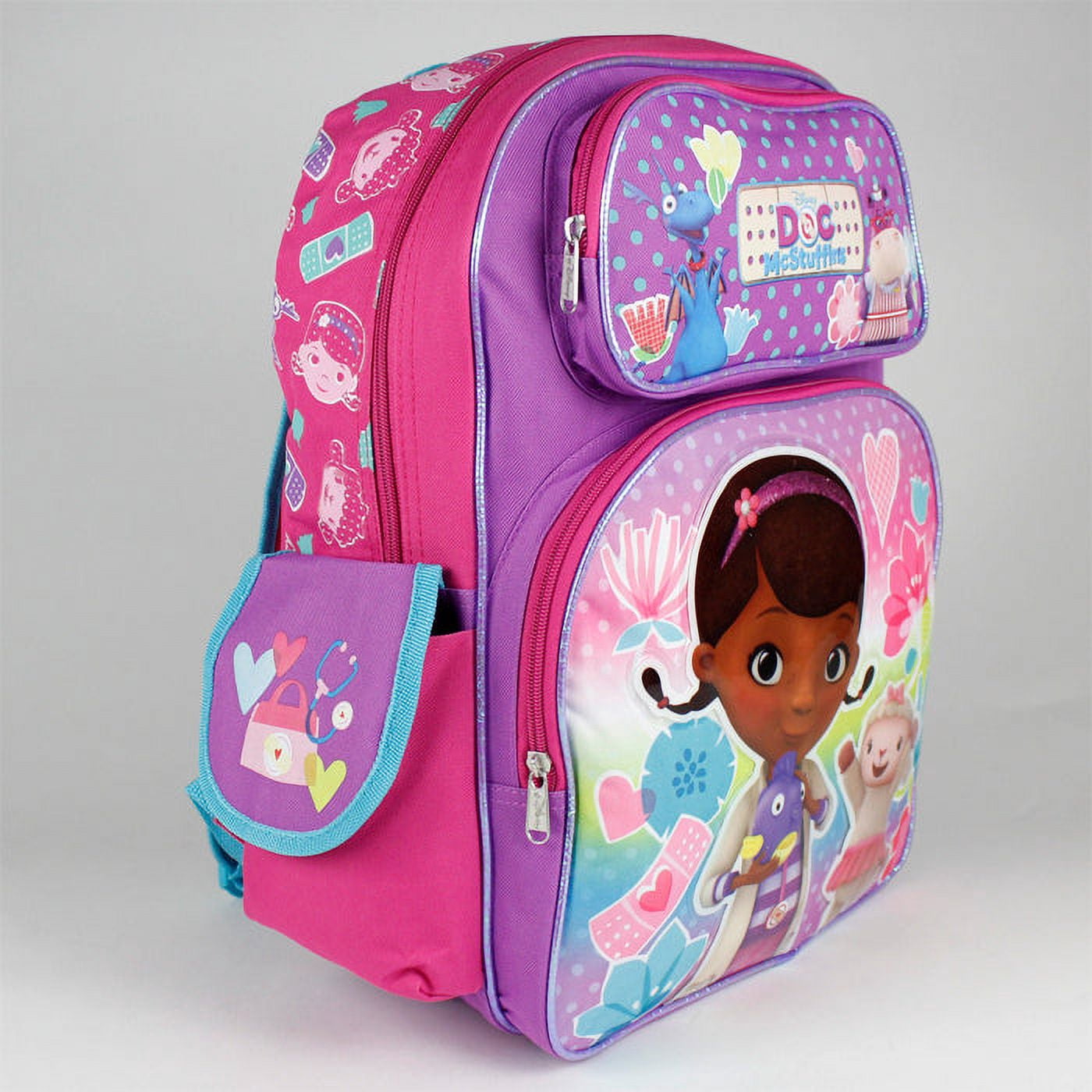 Backpack - - Doc McStuffins - w/Flowers 16 New 651060