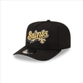 thumbnail image 1 of New Orleans Saints Black Team Cap - Logo Snapback Hat, 1 of 2