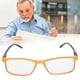 thumbnail image 5 of Gafas de lectura unisex, lentes transparentes portátiles ultraligeras, gafas para personas mayores para hombres y mujeres (naranja +250), 5 of 12