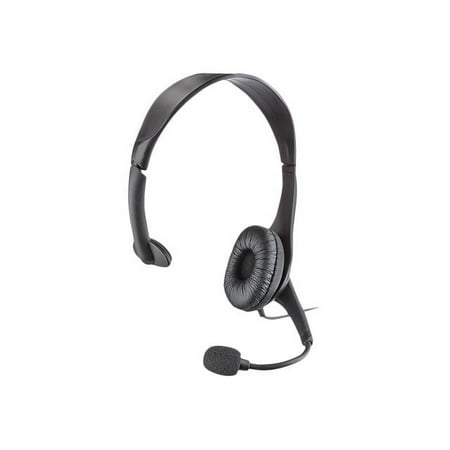Insignia™ - On-Ear Analog Mono Headset - Black