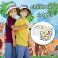 thumbnail image 1 of Máscara HUOGUO, 60 unidades, desechable, dibujos animados para niños, 3 capas, 1 of 4