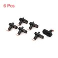 thumbnail image 2 of Unique Bargains 6pcs Universal Car Interior Door Jamb Courtesy Light Lamp Switch Button Black, 2 of 2