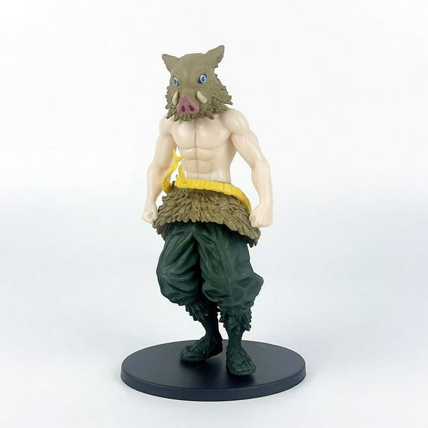 Figura de acción KEVCHE 16cm Demon Slayer Inosuke Hashibira para Niños y Aficionados Edad 3+