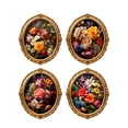 thumbnail image 2 of Wall Stickers Classical Plant And Flower Four-piece High-end Wall Stickers Self-adhesive Wall Stickers, 2 of 8