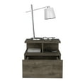 thumbnail image 6 of Floating Nightstand With Drawer And Open Storage Shelves, 6 of 7