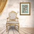 thumbnail image 3 of Vision Studio 15x18 Gold Ornate Wood Framed with Double Matting Museum Art Print Titled - Chambray Chintz III, 3 of 4
