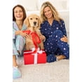 thumbnail image 4 of Dreams & Co. Plus Size Classic Flannel Pajama Set, 4 of 6