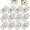thumbnail image 2 of 4/8pcs Type Universal Pulley Self Adhesive Sticker Paste Type Universal Pulley Mini Casters Wheels Storage Box Bottom Rollers ,Superior Material, 2 of 6