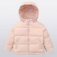 thumbnail image 2 of Staki Cold Boy Jacket Baby Boys' Winter Fleece Jackets with Hooded Toddler Cotton Warm Lined Coat Outer Clothing(Light Pink,10-12 Years), 2 of 7