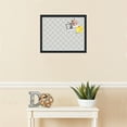 thumbnail image 3 of PinPix 20x16 Custom Cork Bulletin Board Argyle Gray Poster Board Has a Fabric Style Canvas Finish, Framed in Argyle Gray, by ArtToFrames (PinPix-638), 3 of 6