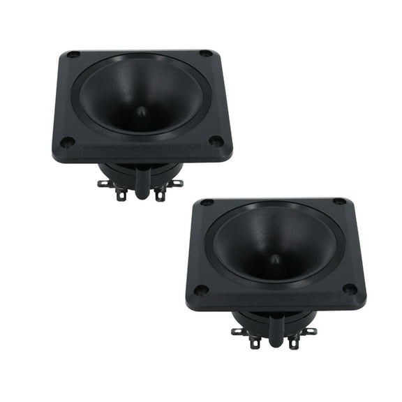 2Pcs 88MM Tweeters 75-150W Ceramic Buzzer Trebles Square music Speaker
