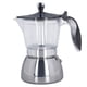 thumbnail image 1 of Cafetera de cocina de 6 tazas, cafetera moka con tapa de ABS transparente de acero inoxidable para el hogar y la oficina, 1 of 14