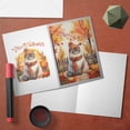 thumbnail image 3 of Happy Thanksgiving Ragdoll Give Thanks Fall Beanie Scarf Welcome 5x7in Folded Greeting Card Cat Lover Kitten Owner Gifts Idea Single Note Card with Envelope - 00020, 3 of 5