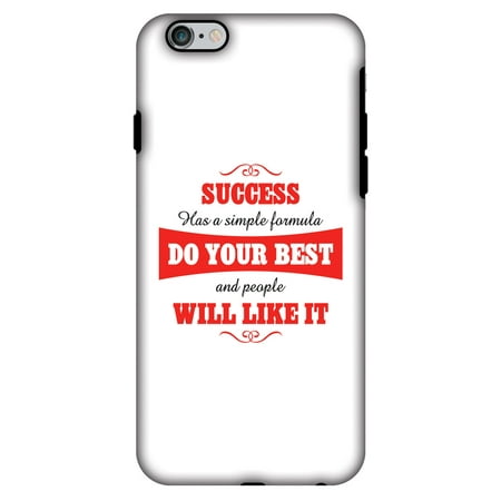 iPhone 6s Case, iPhone 6 Case, Premium 2 in 1 Slim Fit Handcrafted Printed Designer ShockProof Heavy Duty Protection Case Back Cover for Apple iPhone 6, iPhone 6S - Success Do Your (Best Virus Protection For Iphone 5)