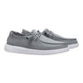 thumbnail image 2 of HEYDUDE Wendy Stretch Canvas , Monument Grey, 6, 2 of 6