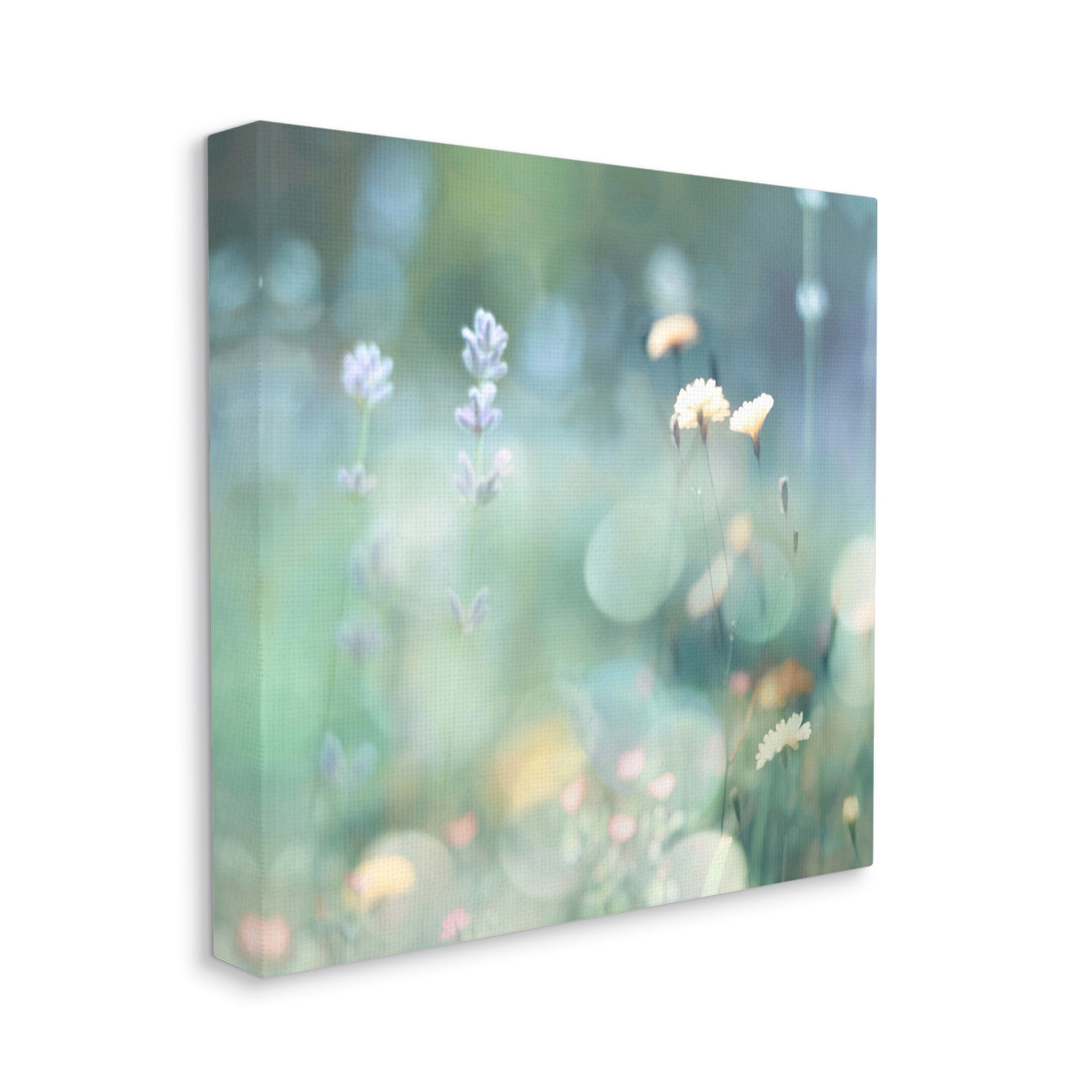 Stupell Industries Cottage Meadow Photography Botanical & Floral Photography Gallery Wrapped Canvas Art Print Wall Art, 17 x 17