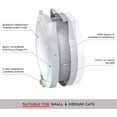 thumbnail image 4 of Gatera - Puerta para gatos con cierre de 4 vías para puertas interiores y exteriores, paredes interiores o areneros ocultos - Instalación rápida y sencilla - Incluye instrucciones, 4 of 5