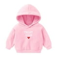 thumbnail image 2 of Uxgjfwu Girls Hoodies Size 10-12 Fashion Girl And Boy Casual Long Sleeve Tops Hoodie Printing Tops, 2 of 3