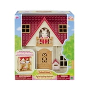 Calico Critters Red Roof Cozy Cottage, Dollhouse Playset with Figure, Furniture and Accessories