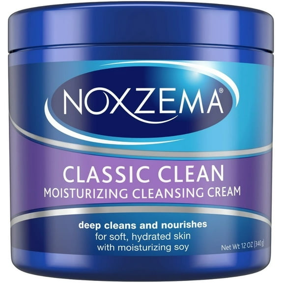 Noxzema Facial Cleanser Moisturizing Cleansing 12 oz, 3-Pack
