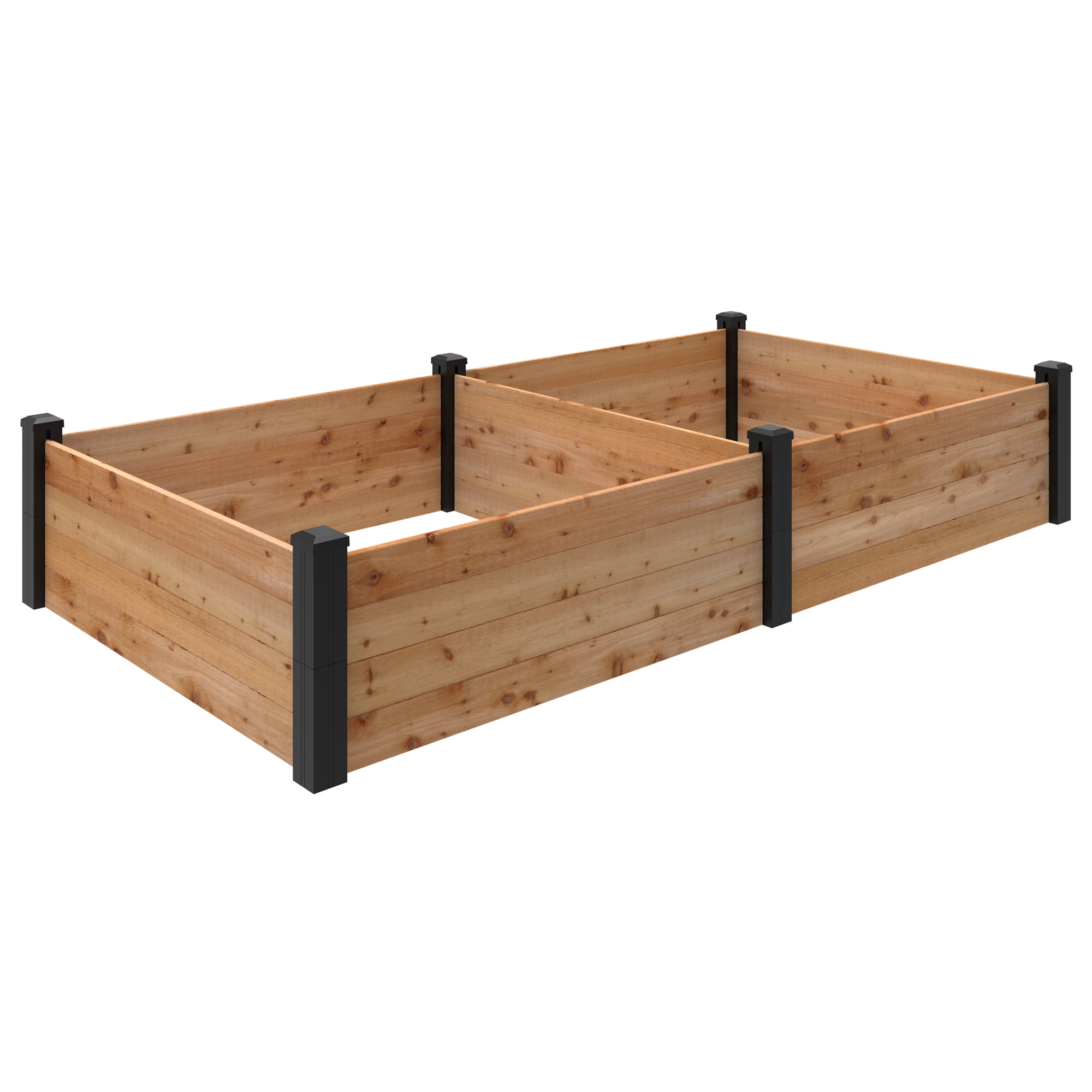Outdoor Essentials Haven 4 ft. x 8 ft. Natural Cedar Raised Garden Bed