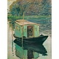 thumbnail image 2 of Monet, Claude 15x18 Black Modern Framed Museum Art Print Titled - The Floating Studio 1874, 2 of 4