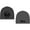 Grey, variant on Men's ZZ Top Circle Logo Beanie Black
