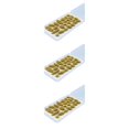 thumbnail image 2 of Maoww Natural 25x Simulation Cluster Grass for Train Scenery Decor Accessory Summer Green 6mm 3Set, 2 of 6