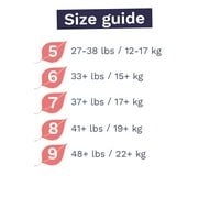 Pura Pull-On Diaper Pants with 360 Stretchy Waistband, Size 6, 17 Count (Choose Your Size and Count)