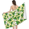 thumbnail image 3 of Yibo Lovely Frog Bath Towel Sand-Free Quick Dry Pool Towel Ultra Absorbent Lightweight for Bathroom Outdoor Swimming, 3 of 9