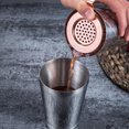 thumbnail image 4 of Wosthever Colador de barra de acero inoxidable, filtro de vino, herramientas de barman, accesorios Barra de herramientas oro rosa Wosthever HA010901-02, 4 of 6
