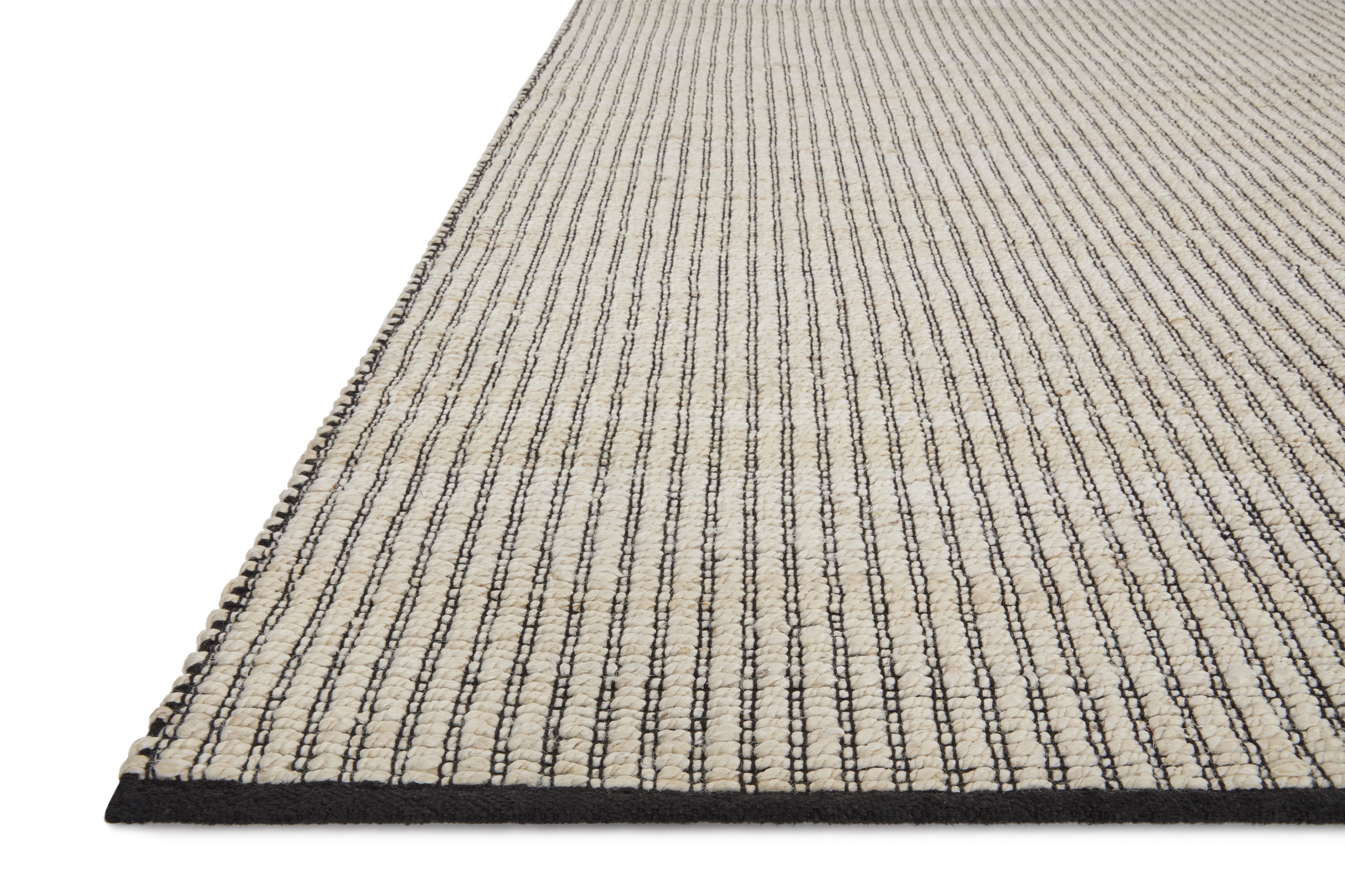 Angela Rose x Loloi Colton Ivory / Black 2'-6" x 8'-0" Runner Rug
