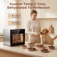 thumbnail image 5 of ONSON Food Dehydrator Machine, 8 Stainless Steel Trays, 650W Power, 167°F Dehydrated Dryer for Jerky, Dog Treats, Herbs, Meat, Fruit, Yogurt and Veggies, Silver-black, 5 of 10