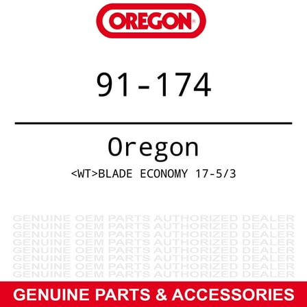 Oregon 91-174 BLADE ECONOMY 17-5/3