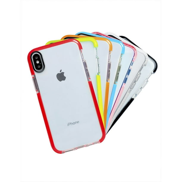 Funda para iPhone XS InstaCase Ultra Impacto Color Rojo Antigolpes Uso Rudo