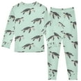 thumbnail image 2 of joogoo Turtles 2 Piece Long Sleeve Tee and Pants Cotton Pajama Set 4T, 2 of 7