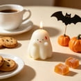 thumbnail image 4 of KITTEHIGM Halloween Ghost Scented Soy Wax Candle White Spooky Decor, Perfect for Party Table Centerpiece Thanksgiving Fall, 4 of 6