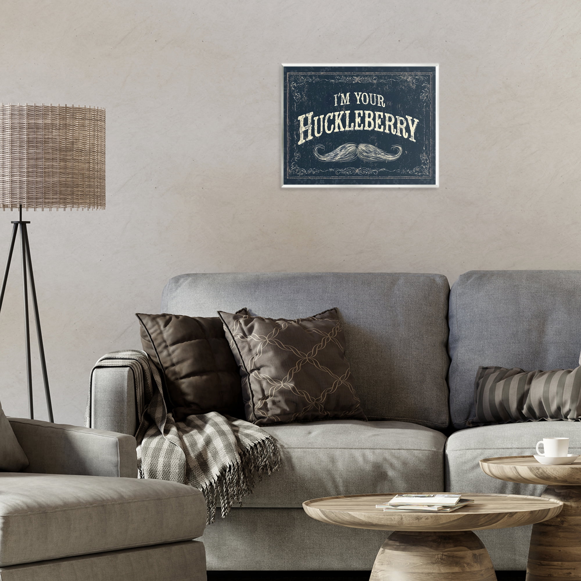 Stupell Industries I'm Your Huckleberry Wall Plaque Art, design by Arlington Prints