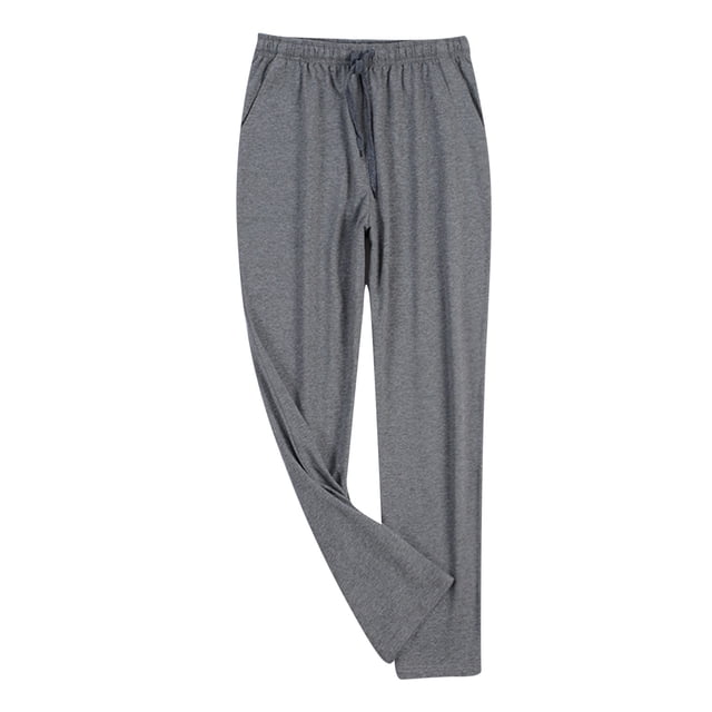 Bjutir Mens Pajamas Set Mens Pure Cotton Pajamas Home Spring And Autumn Loose Fitting Large Size Home Pants