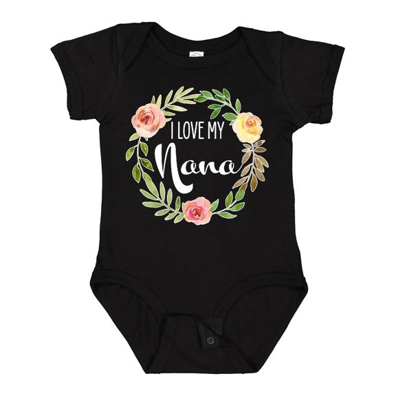 Inktastic I Love My Nana- Flower Circle Boys or Girls Baby Bodysuit