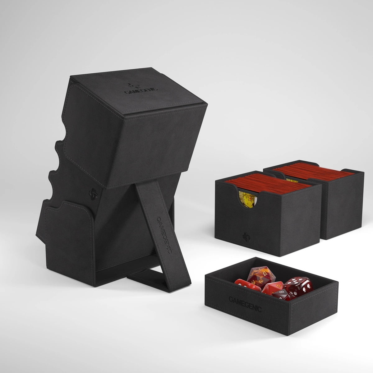 Game Genic Stronghold 200+ XL Black 3 Drawer Deck Box