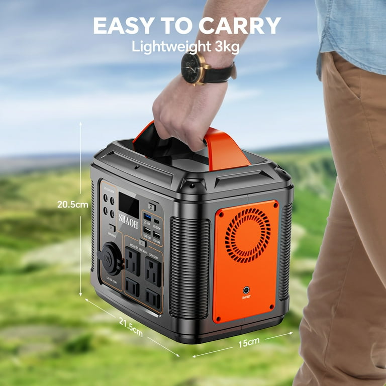 300W Portable Power Station 296Wh 80000mAh Lithium Battery Outdoor Solar  Generator Quick Charge 110V AC DC Ports for Home Backup Black(with Solar ...