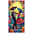 thumbnail image 5 of Colorful Floral Skeleton Banner Day of the Dead Mexican Decorations for Festival Celebration Party, 5 of 8