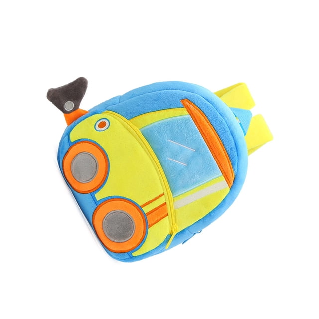 Sonducket pequeña de felpa, Adorable coche de ingeniería, escolar para niños, accesorio de ropa, bolsas de transporte para regalo de Mochilas Tipo 3 Sonducket AP012905-03