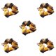 thumbnail image 2 of Qarigey Coleta titular Material de tela patrón escocés accesorios elásticos para el cabello anillos para el cabello adornos para el cabello encantador cuatro 5piezas Qarigey CBP251236, 2 of 6