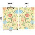 thumbnail image 5 of FORMRS Acrylic Clipboard with Low Profile Clip Standard A4 Letter Size, 12.5" x 9", Colorful Flower, 5 of 8