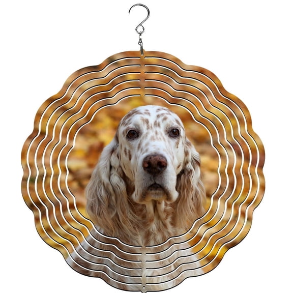 English Setter Wind Spinner, Garden Décor, Yard Décor, Porch Decor