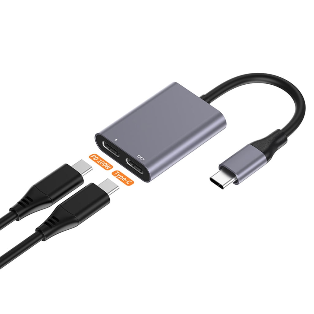 2 in 1 USB C Hubs AR Glasses Docking Station Offering PD Charging and Data